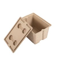 Boîte de stockage de pâte à papier respectueuse de l'environnement pour l'emballage de produits en pâte biodégradable