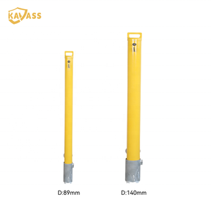 KAVASS In Ground Moveable Keylock Removable Parking Security Bollards With <strong>Locks</strong> For Driveways - Product Image 1