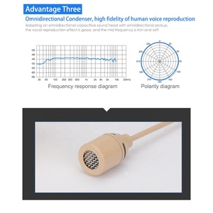 Microphone double à fixation sur <span class=keywords><strong>la</strong></span> tête - Léger, prise femelle 3,5 mm compatible avec le système sans fil Sennheiser - Product Image 5