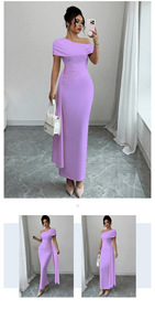 Elegante Vestido de Noche para Mujer, Cintura Natural, Diseño de Lujo, Vestido Formal para Fiesta - Product Image 6