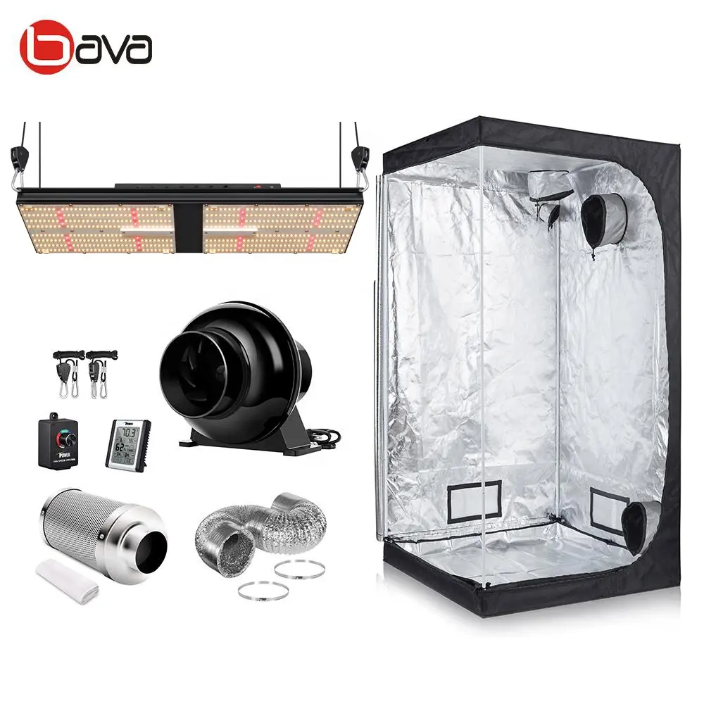 BAVA โคมไฟปลูกพืชปรับแสงได้,240W แบบหรี่ไฟ Lm301b ไดโอด Bq V2ไฟ Lm301h สีแดงไฟ Led เต็มสเปคตรัมให้เติบโต660nm