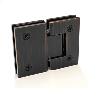 New Design Decorative <strong>Double</strong> <strong>Action</strong> 180 Degree Shower <strong>Hinges</strong> for Bathroom Frameless Tempered Glass Doors - Product Image 1