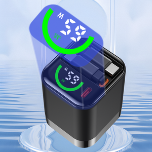 Cargador USB GaN PD de 65W, adaptador de carga rápida inteligente para portátil, cargador de pared retráctil QC3.0, cargador GaN de 65 vatios. - Product Image 4