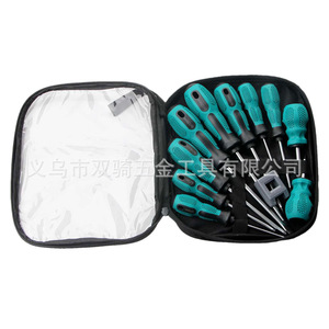 10 Pc Screwdriver Set With Soft Case Magnetic Flathead And Phillips Hand Tool Kit For Repair And Maintenance - Product Image 5