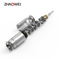 Zhaowei personnalisé 38mm en acier inoxydable planétaire 6v micro 12 vdc moteurs à engrenages pour robot de tonte