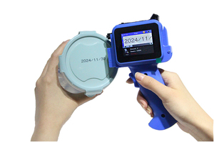 Prix de gros Imprimantes à jet d'encre portables en plusieurs langues Impression de codes à barres QR de 12.7mm Date de production Cuir <span class=keywords><strong>tubulaire</strong></span> - Product Image 3