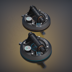 เครื่องวัดแรงดันสุญญากาศแบบมือถือขนาด 8 นิ้ว ระดับอุตสาหกรรม - เครื่องมือยกของหนัก รับน้ำหนักได้ 100 กิโลกรัม ได้รับการรับรองมาตรฐาน CE - Product Image 2