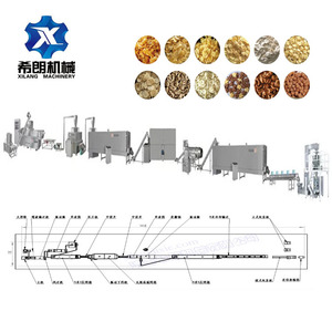 Full Automatic Corn <strong>Flakes</strong> Breakfast <strong>Cereals</strong> Making Machine High Efficiency Food Extrusion Production <strong>Line</strong> - Product Image 6