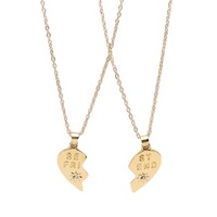 Bijoux de Mode Colliers d'Amitié Meilleurs Amis Cadeau Amour Chaîne Clavicule Carte d'Amitié Pendentifs Couple pour Filles