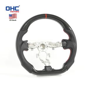 USA Warehouse Hydro-Dip Volant en fibre de carbone pour <span class=keywords><strong>Nissan</strong></span> <span class=keywords><strong>370z</strong></span> Z34 2009-2020 Affordable Glossy Carbon Look - Product Image 1