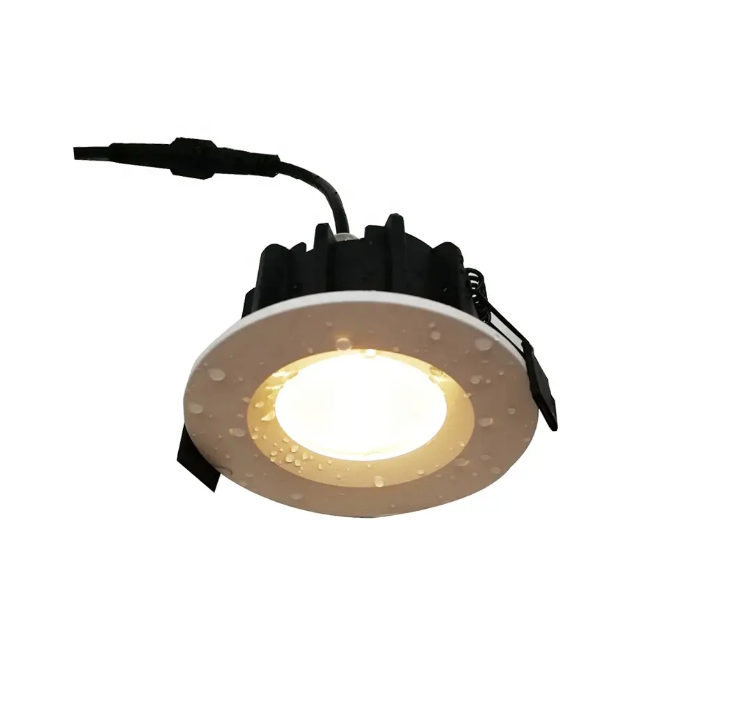 Bathroom false ceiling recessed water proof led spot light in zhongshan lighting 85mm housing parts sale