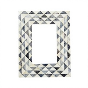 BS INTERNATIONAL Modern Trending Handmade Hanging Bone Inlay Vertical Screen Printing Embossing Non-Slip BTR123 Display <b>Frame</b> - Product Image 2