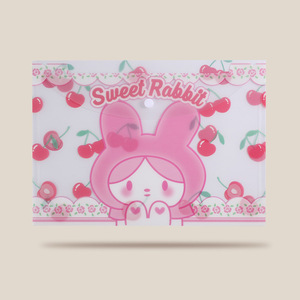 Bolsa de almacenamiento de papel de <span class=keywords><strong>prueba</strong></span> A4 de dibujos animados para estudiantes, organizador de archivos de PP bonito, bolsa de archivos de materiales suplementarios gruesos impermeables - Product Image 6