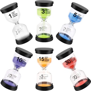 Temporizador de arena de Vidrio colorido, nuevo reloj de arena, reloj con temporizador para juegos, aula, hogar, oficina, técnica de vidrio soplado, estilo de amor - Product Image 1