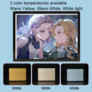 Caja de luz de rastreo LED A4/A3 portátil, tablero de dibujo regulable inteligente para tabletas gráficas, almohadilla de luz LED para rastreo - Product Image 4