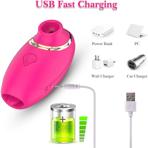 Vibratore per succhiare <span class=keywords><strong>il</strong></span> clitoride con funzione di leccare e lappare la lingua capezzolo clitoride giocattolo del sesso ventosa per clitoride per le donne - Product Image 6