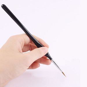 Juego de Pinceles para Detalles Finos - Pinceles de Pelo de Kolinsky/Visón con Mango Triangular para Ilustración y Arte en Miniatura - Product Image 3