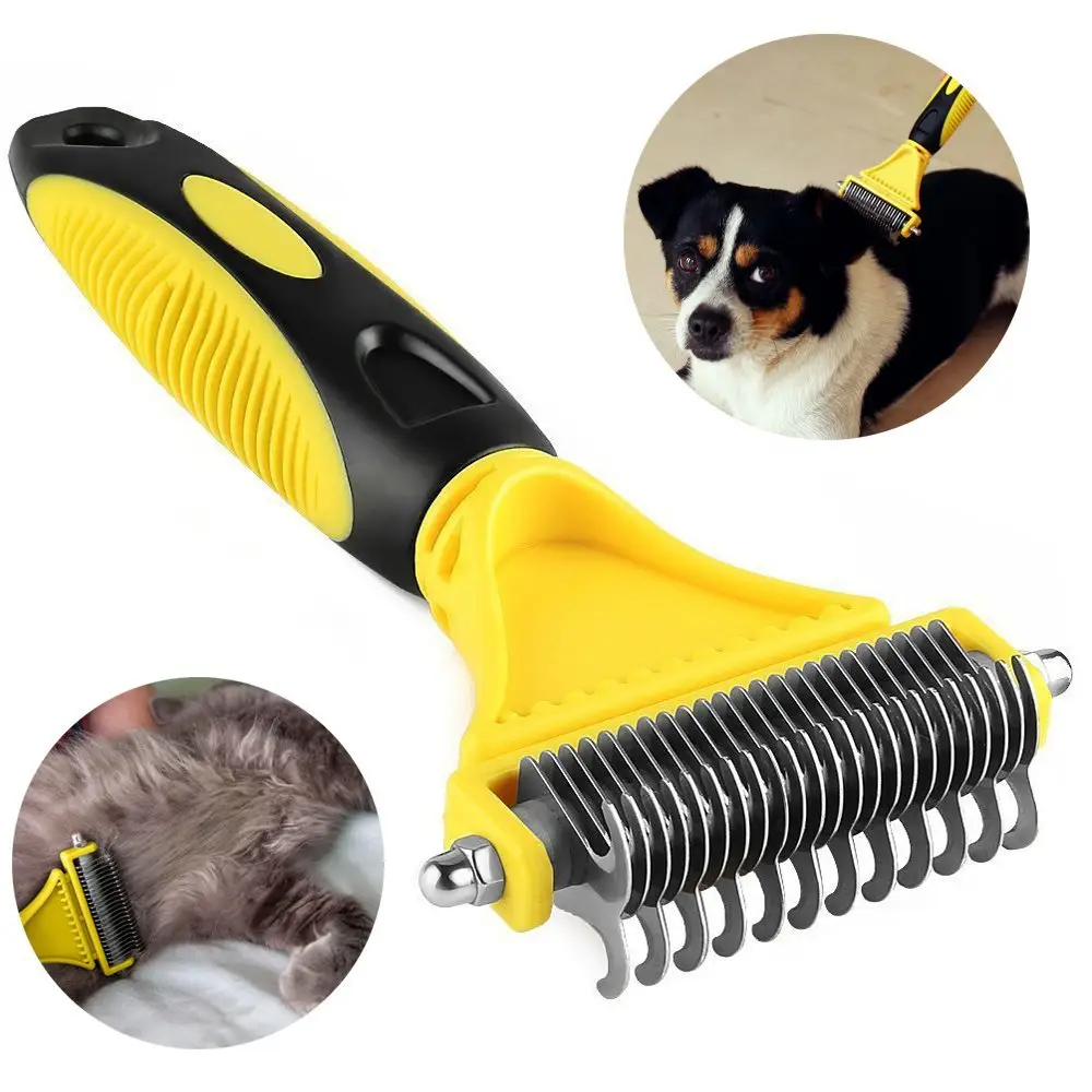 Flessibile Pet Pennello Macchina di Legno Pettine Del Cane Elettrico Groomer Insolito Prodotti A Mano E Pala Di Bambù di Pulizia Scissor