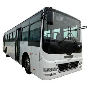 Promosi bus kota baru mesin depan digunakan 45-60 tempat duduk bus pintu ganda 10 meter Bus perjalanan pelatih mewah untuk Nigeria Burkina Fas