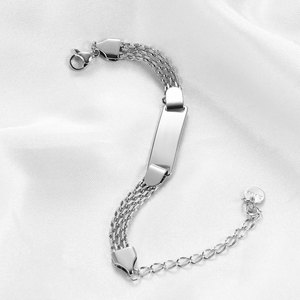 Bracelet en maille cœur en acier inoxydable 8MM plaqué or 18 carats, bijoux unisexes, cadeau pour hommes, femmes et enfants - Product Image 3