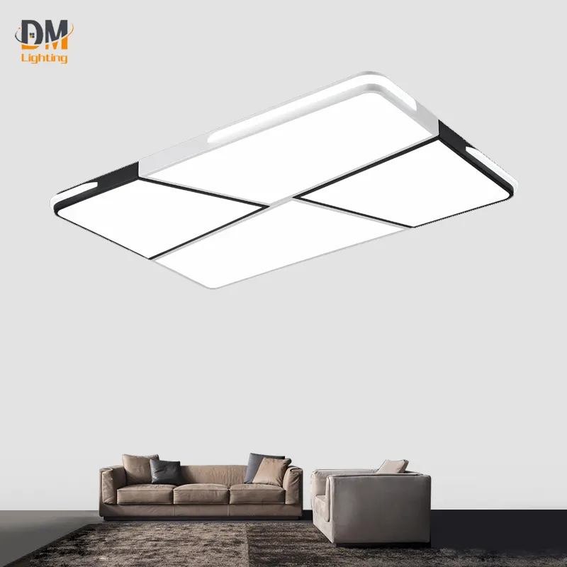 68w Modern Square Simple Home Office Designers Led Ceiling Hanging Lights Fixture