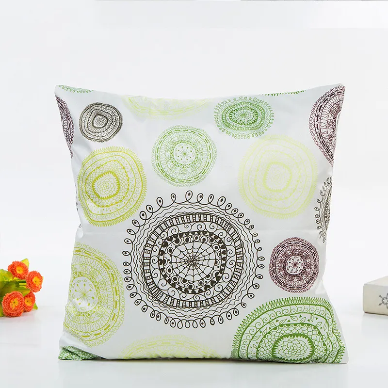 Grosir sarung bantal dekoratif daun Jacquard Non Woven sarung bantal Satin sarung bantal