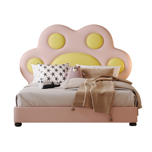 Ensemble de meubles de chambre à coucher en cuir rembourré pour jeunes garçons avec <span class=keywords><strong>armoire</strong></span> pour salle à manger/salle de sport - Product Image 5