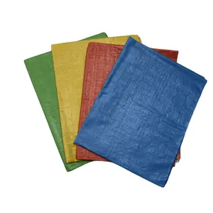 Custom Size Polypropylene Bag Saco De RafiaPp Woven Sack Fabric Industrial Cement Sand Fertilizer