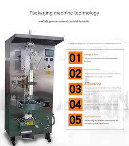 Machine de traitement de l'eau pour sachets et eau en bouteille, petite entreprise au Ghana, emballage automatique de lait pasteurisé - Product Image 5