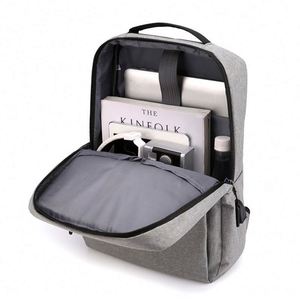 Sac à dos antivol durable pour ordinateur portable 15,6 pouces avec chargement USB, pochette pour ordinateur portable, logo et couleurs personnalisables pour les trajets professionnels (vente en gros) - Product Image 4