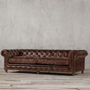Di alta qualità chesterfield dell'annata italiana grano superiore del cuoio genuino divano <span class=keywords><strong>in</strong></span> <span class=keywords><strong>pelle</strong></span> set soggiorno <span class=keywords><strong>divani</strong></span> <span class=keywords><strong>in</strong></span> <span class=keywords><strong>pelle</strong></span> marrone - Product Image 5