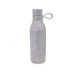 Bouteille isotherme à double paroi de 500 ml, style biberon, avec strass, directement de l'usine, article à fort potentiel de profit - Product Image 1