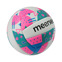 Ballon de volley-ball de compétition professionnel de haute qualité, taille 5, pour intérieur, en PVC personnalisé, couleur rose Meersee, nouveau style 2027