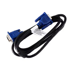 Kabel VGA Elektronik Berkualitas Tinggi Male to Male SVGA 15 Pin HD15 Adapter dengan Isolasi Nylon/PBT untuk Komputer dan Proyektor - Product Image 3