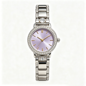 Reloj de Pulsera de Acero Inoxidable de Lujo para Mujer, de Alta Calidad OEM, Movimiento de Cuarzo, Logotipo Personalizado, Venta al Por Mayor - Product Image 2
