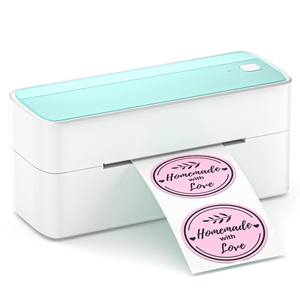 PM241-BT Máy tính để bàn A6 inkless nhiệt miễn phí vận chuyển máy in nhãn 4*6 vận đơn Sticker máy in với màu xanh răng cho ngành công nghiệp thể hiện - Product Image 1