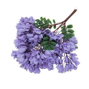 Ramas de Árbol de Jacaranda Artificiales Xinchengzhi, Color Morado Claro, Rosa, Morado Oscuro, Ramo de Plástico, Decoración Interior y Exterior - Product Image 3