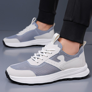Chaussures de course en mesh pour hommes, légères, semelle intermédiaire en EVA, semelle extérieure en caoutchouc, respirantes, pour l'été, baskets athlétiques - Product Image 2