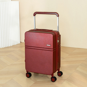 Nouvel Ensemble de 2 Valises Trolley Larges pour <span class=keywords><strong>Femme</strong></span>, Roues Pivotantes 20 Pouces avec Verrouillage par Mot de Passe, Trousse de Maquillage Multifonctionnelle pour Voyage - Product Image 3