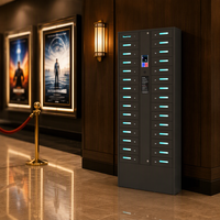 Borne de recharge mobile intelligente VIA à 30 baies, distributeur automatique de recharge rapide pour téléphones portables, armoire de recharge publique pour événements