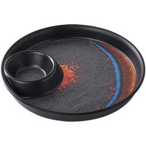 Creative <b>melamine</b> snack <b>plates</b> with sauce dishes; commercial restaurant dumpling <b>plates</b>; hotel tableware; fries <b>plates</b>; cold - Product Image 2