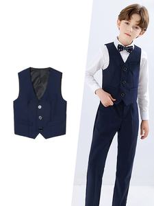 <strong>Boys</strong> Vest Kids <strong>Boys</strong> Gentleman Formal <strong>Suit</strong> Prince Vest <strong>Waistcoat</strong> Pageant Wedding Party Jacket Coat Performance Costumes - Product Image 5