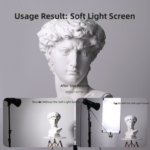 Équipement de photographie Photo <span class=keywords><strong>Studio</strong></span> 90*120CM Softbox Écran Conseil Accessoires pour <span class=keywords><strong>Magic</strong></span> Leg C Stand - Product Image 5