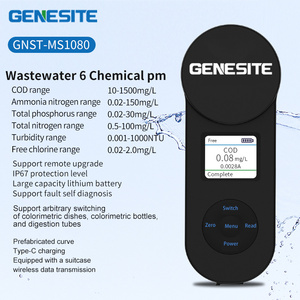 Analyseur portable multiparamètres de la qualité de l'eau, détecteur photométrique, testeur de paramètres personnalisables pour les eaux usées/les piscines/les stations d'épuration - Product Image 6
