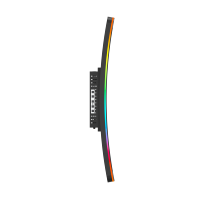 Moniteur à écran tactile LCD couleur rétroéclairé par LED incurvée ergonomique de 23.6 pouces, capacitif, multi-touch, montable pour l'intérieur