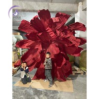 Fleurs géantes élégantes et éblouissantes Décorations de plafond de mariage Accessoire de design d'intérieur