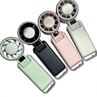Ventilateur Turbo Pliable 5 Vitesses pour Bureau et Extérieur, Système Portable Renforcé en ABS pour Voyage, Camping et Refroidissement