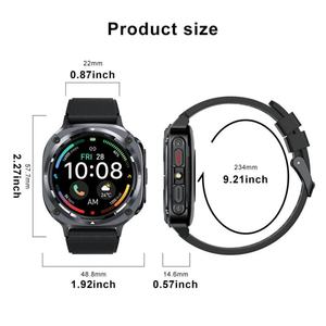 Reloj Inteligente IP68 Resistente al Agua con Llamadas, Pantalla HD de 1.39'', Monitor de Frecuencia Cardíaca, SpO2, Rastreador de Actividad Física - Product Image 6
