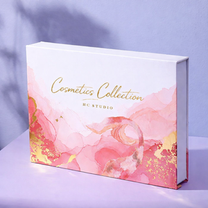 Eco Friendly Recyclable Magnetic <b>Foldable</b> Gift <b>Box</b> Rigid Paper Packaging For Skincare Serum Oil - Product Image 3