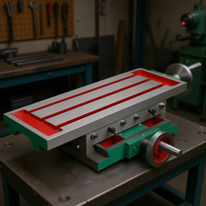 Mesa de Trabajo de Fresado de Alta Resistencia de 17.7 x 6.7 Pulgadas para Máquina de Fresado y Perforación Multifunción de 2 Ejes y 4 Direcciones - Product Image 2